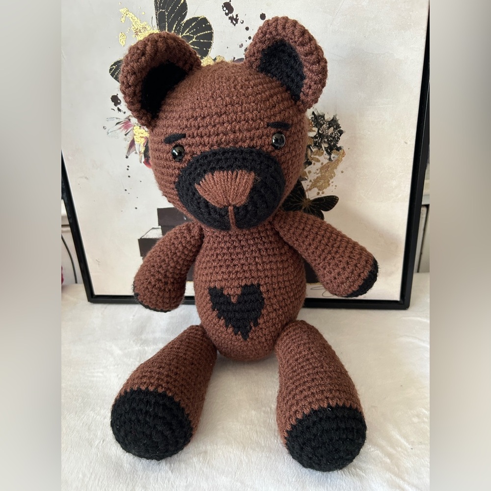 Crochet Teddy Bear - Handmade